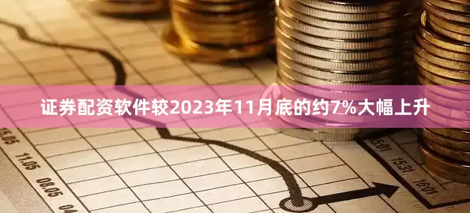 证券配资软件较2023年11月底的约7%大幅上升