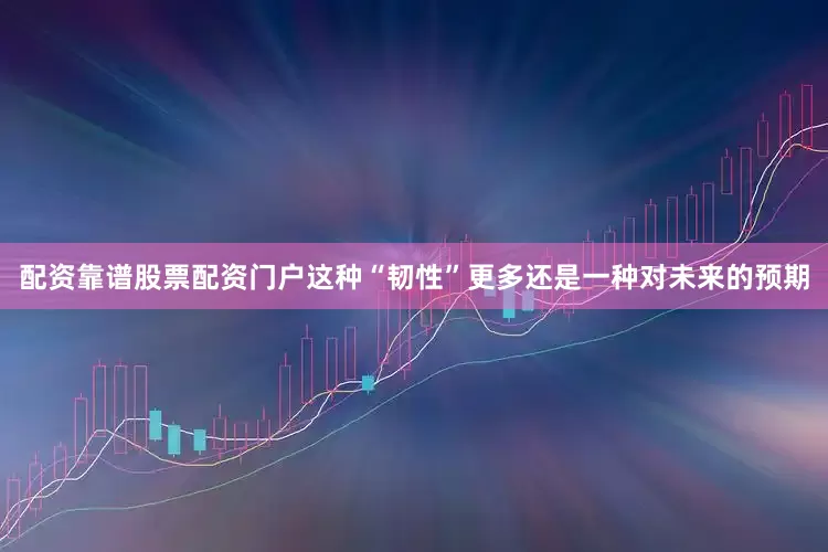 配资靠谱股票配资门户这种“韧性”更多还是一种对未来的预期